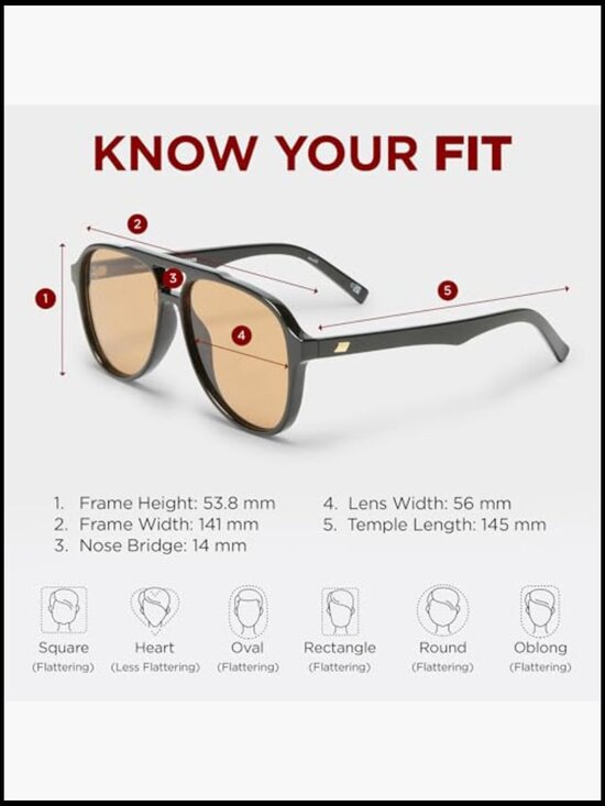 Vintage Aviator Sunglasses - Non-Polarized Tan Tint Lenses - Lightweight